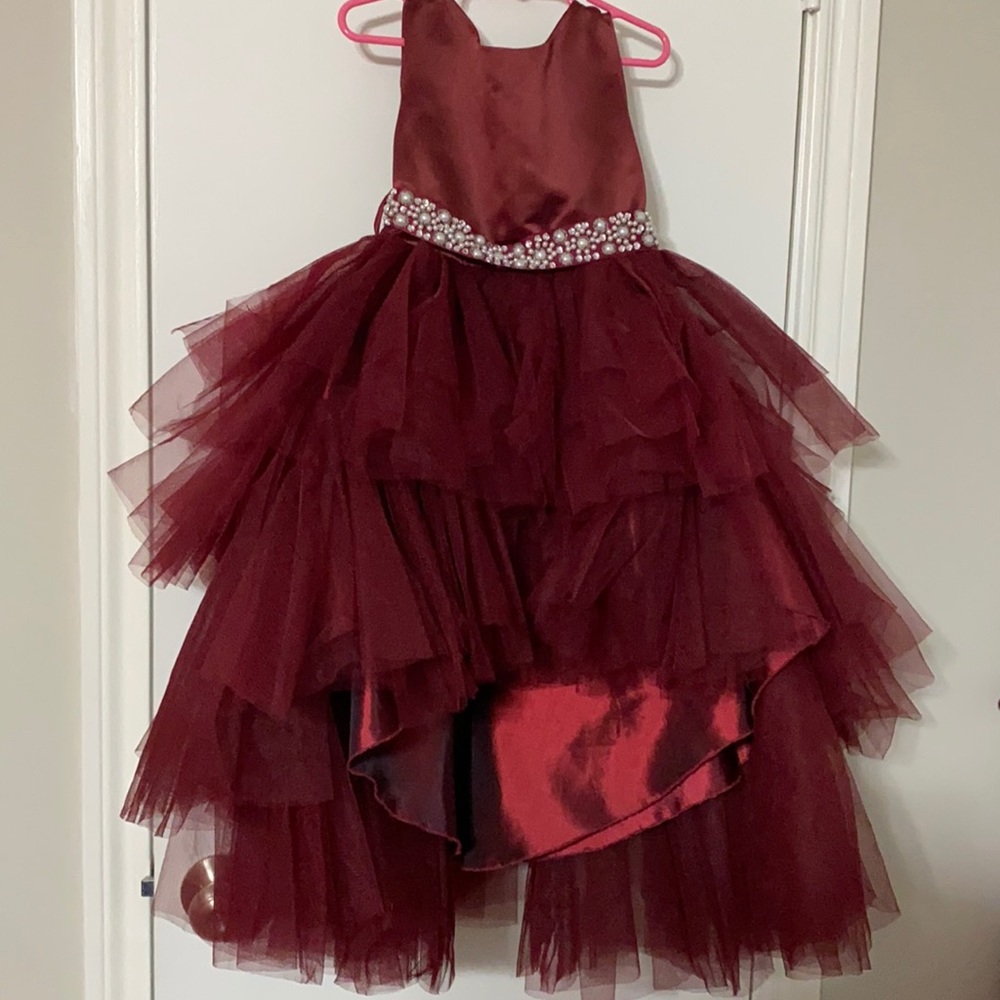 Burgundy Formal dress size 4